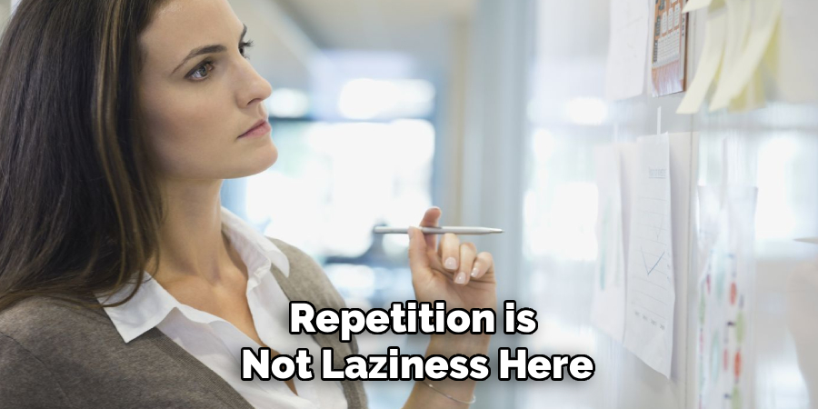 Repetition is
Not Laziness Here