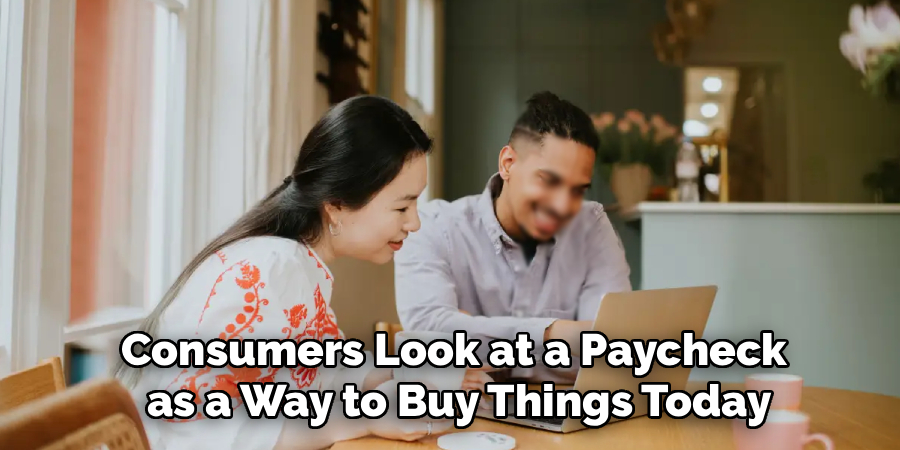 Consumers Look at a Paycheck as a Way to Buy Things Today