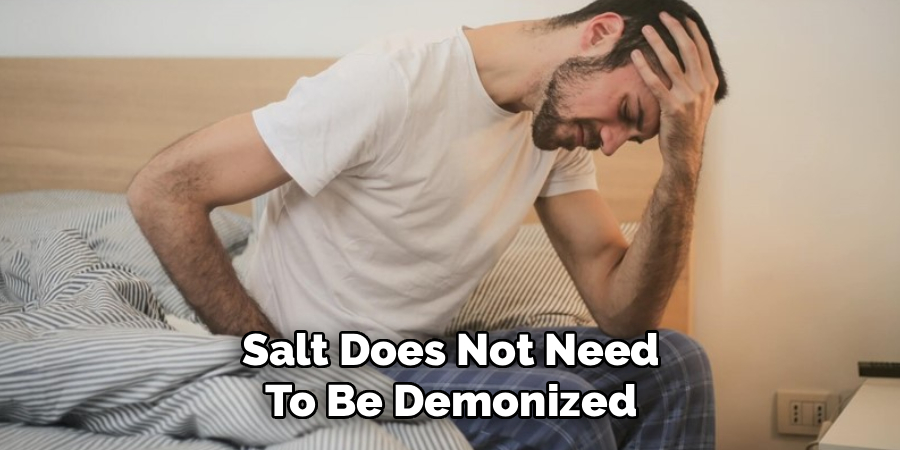 Salt Does Not Need
To Be Demonized