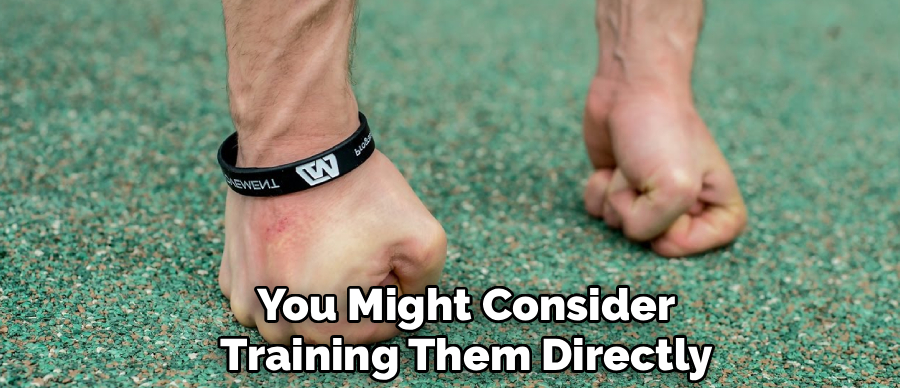 You Might Consider
Training Them Directly