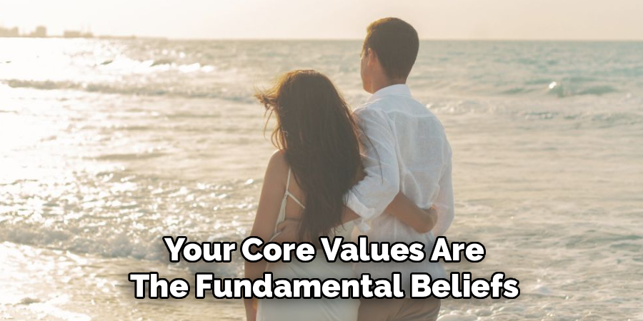 Your Core Values Are
The Fundamental Beliefs
